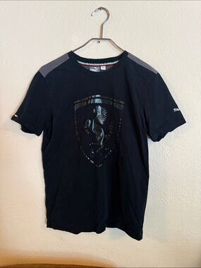 Puma/Ferrari Black Logo Tee